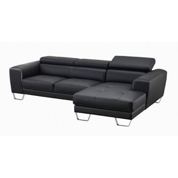 3 Seater L-Shape Sofa Set SFL1297 (Half Leather)